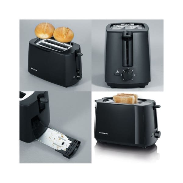 Grille Pain SEVERIN 700W noir (AT2287) Grille Pain SEVERIN 700W noir (AT2287)